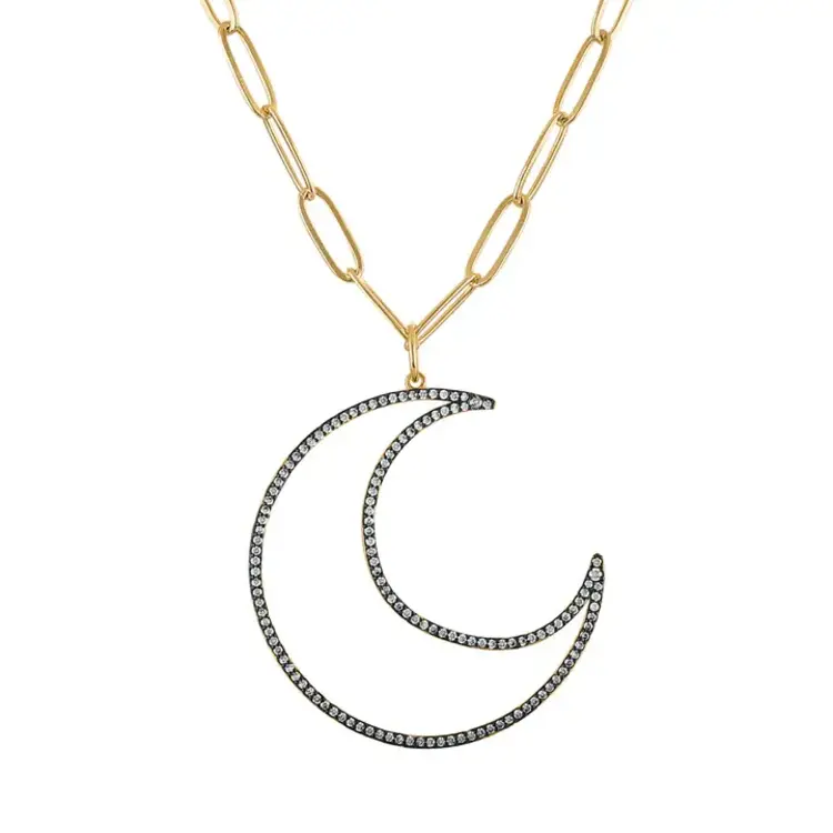 Mariela Moon Long Necklace