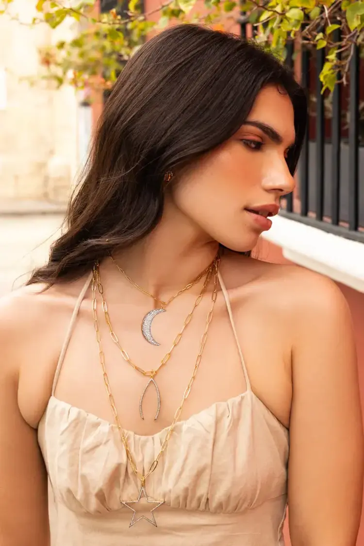 Mariela Star Long Necklace