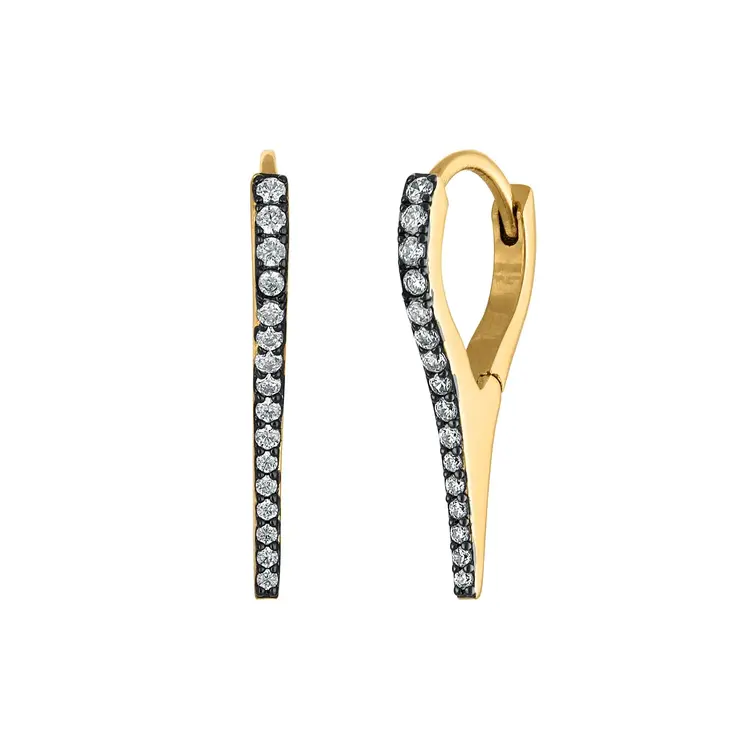 Seba Spike Hoop Earrings