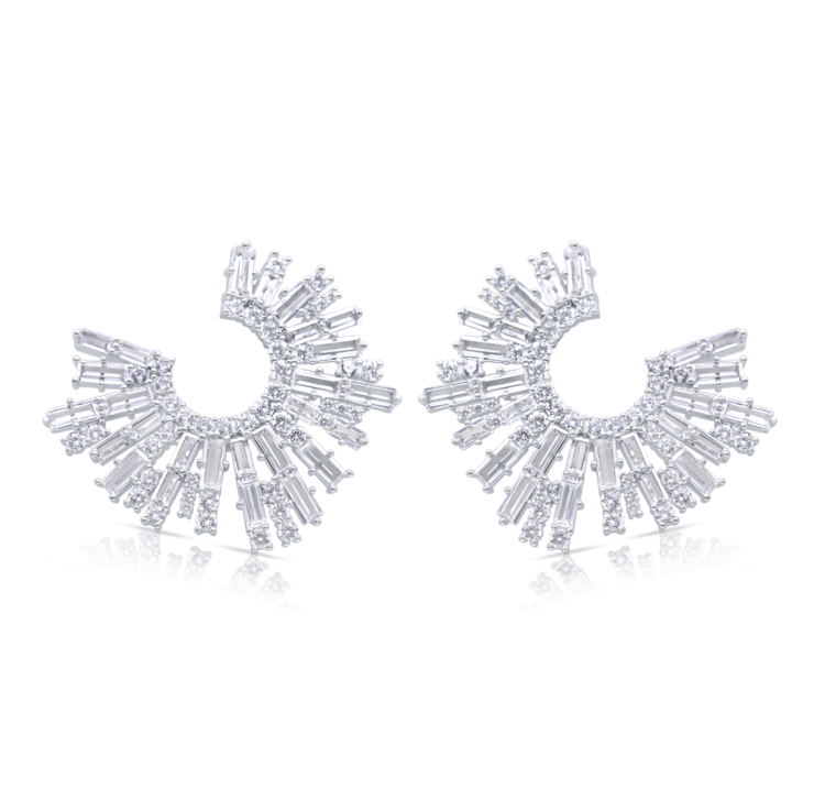 Fancy Baguette Earrings