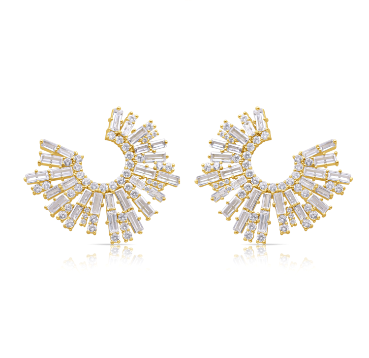 Fancy Baguette Earrings