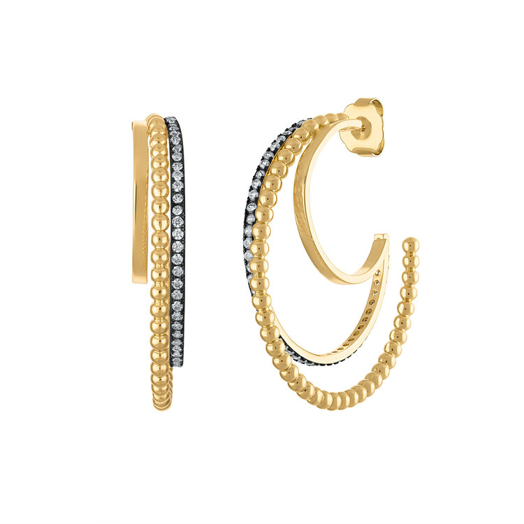 Talia Statement Hoop Earrings