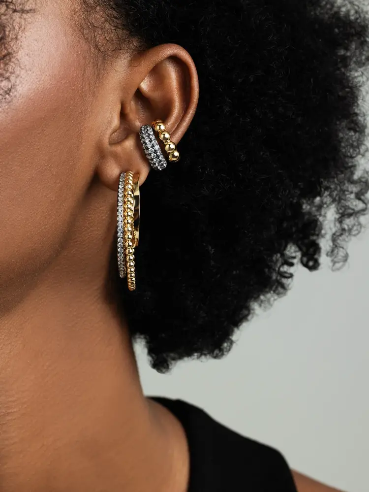 Talia Statement Hoop Earrings