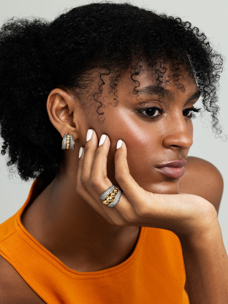 Irene Huggie  Statement Earrings