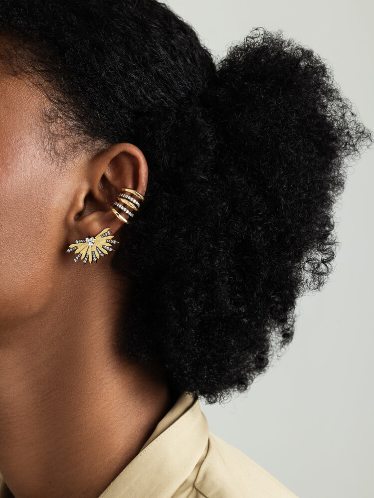 Fan Spike Earrings