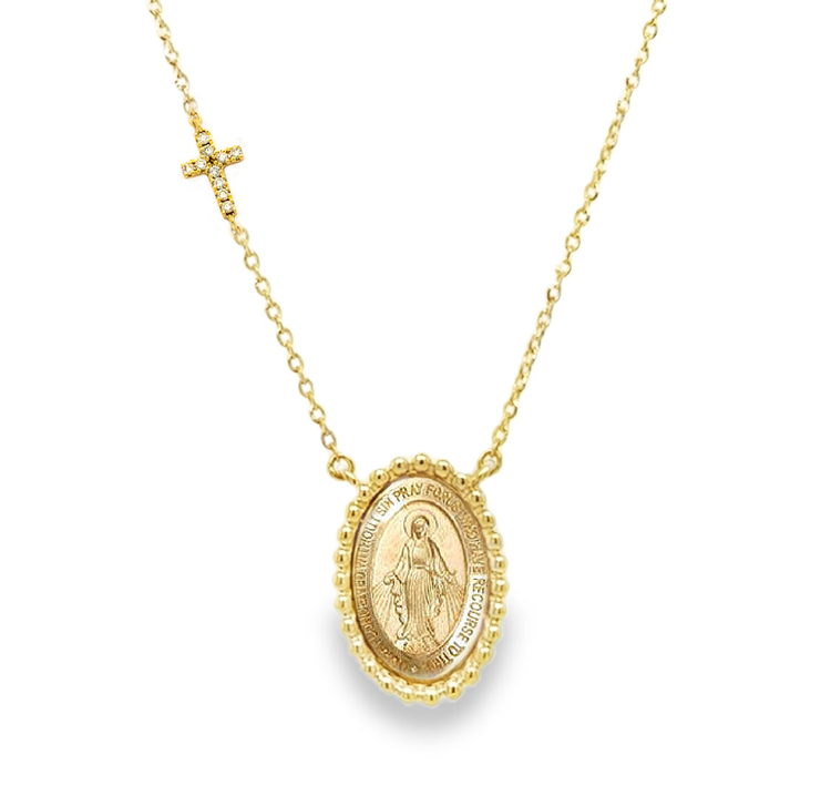 Milagrosa Diamond Cross Necklace