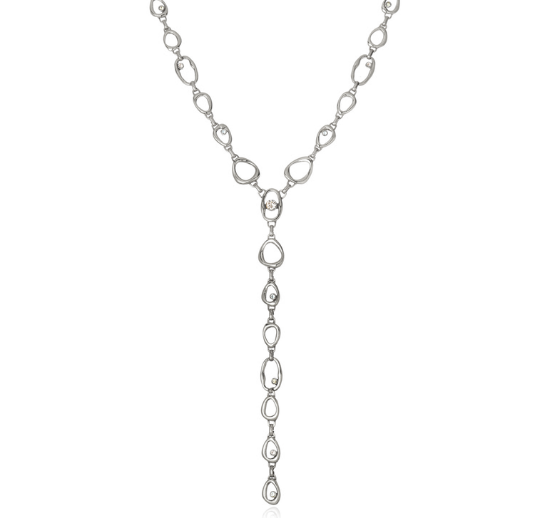 INFINITY LOOP SILVER LARIAT