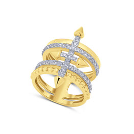 Aura Spike Diamond Ring