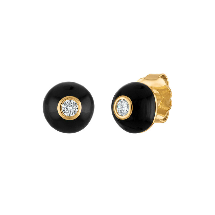 Diana Enamel Stud Earrings