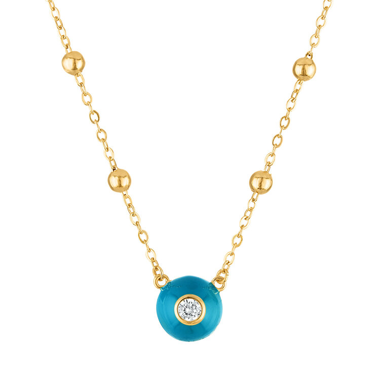 Diana Enamel Necklace
