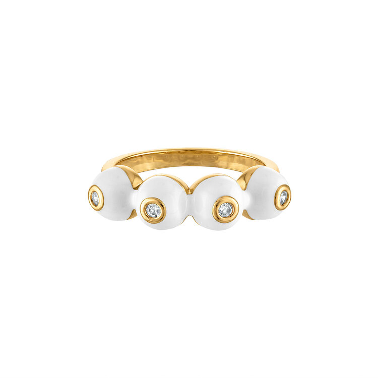 Diana Enamel Ring
