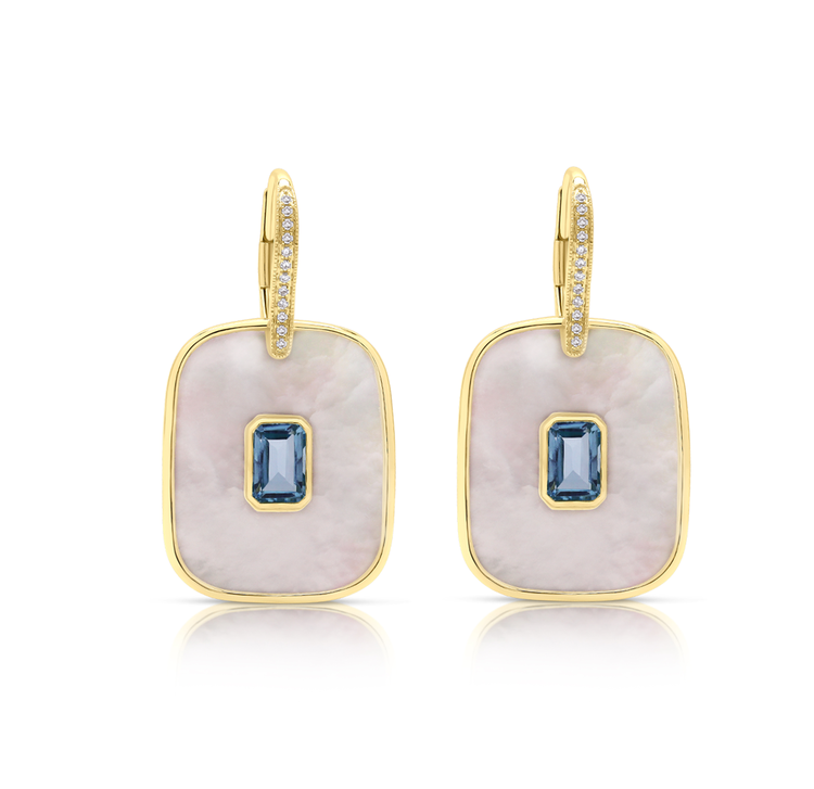 Mother of Pearl Drop Earrings