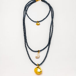 Long Necklace with Agate