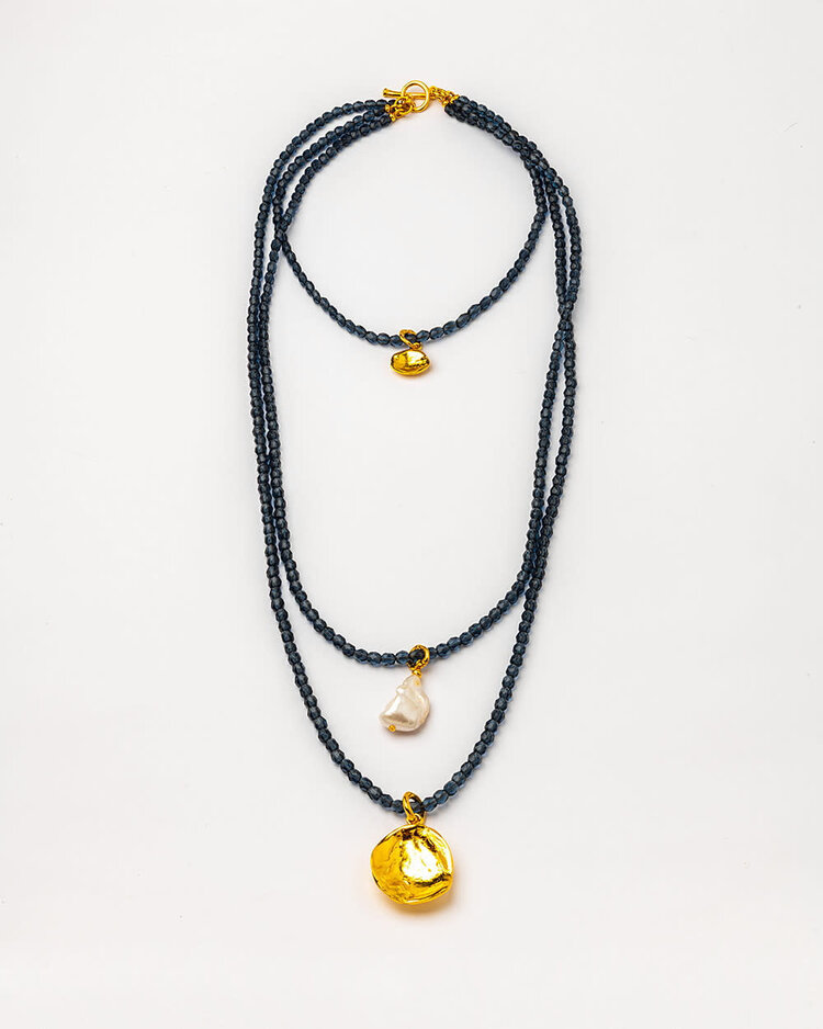 Long Necklace with Agate