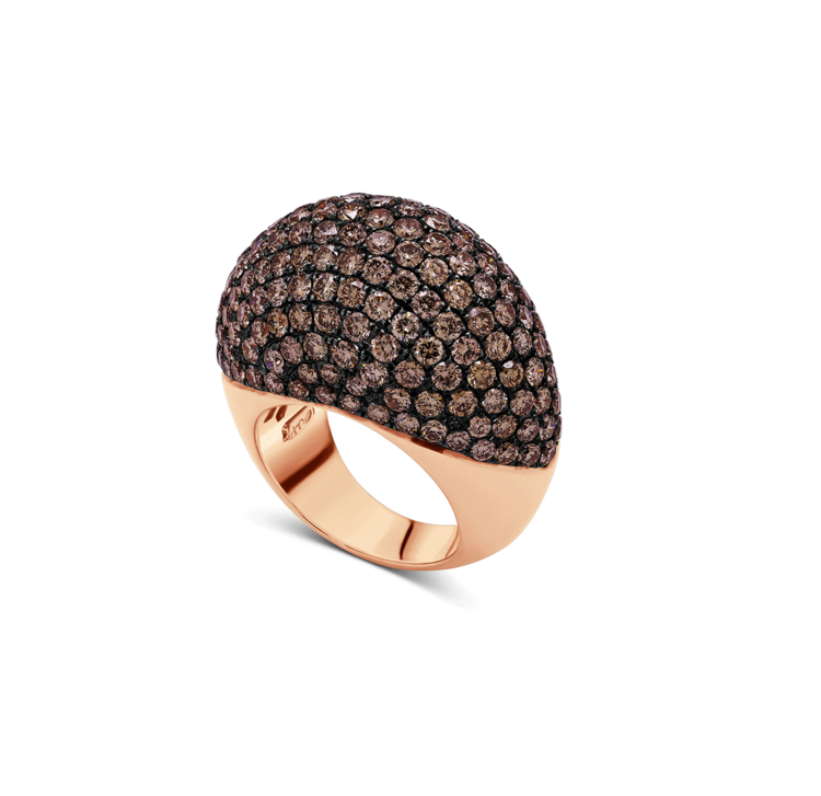 Champagne Dome Ring