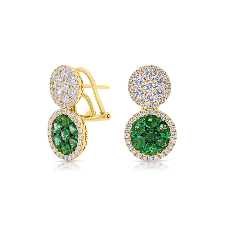 Emerald Drop Earrings