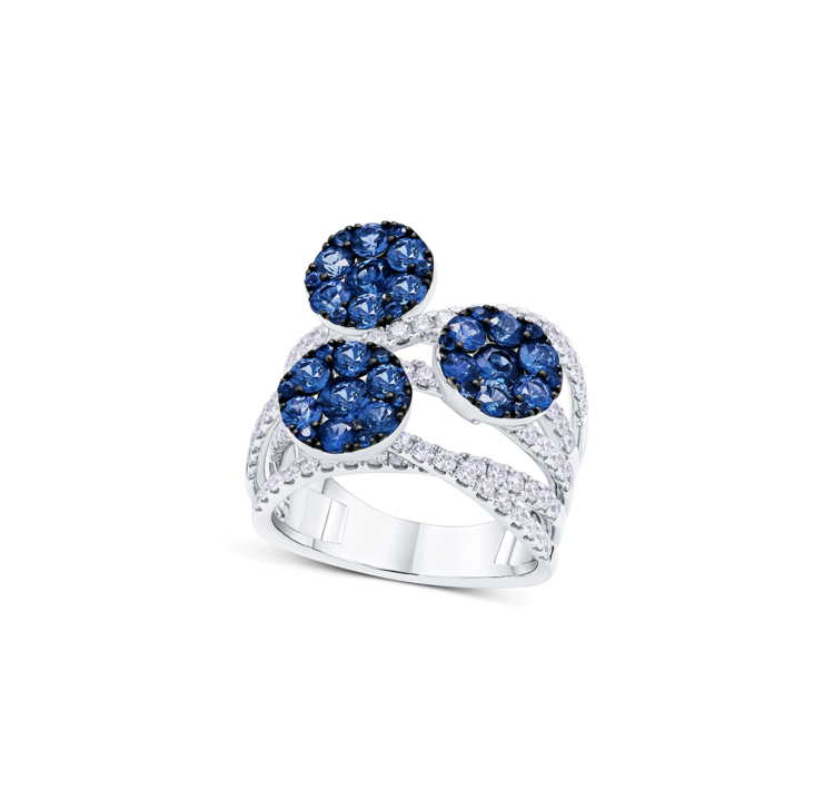 Sapphire Trio Ring