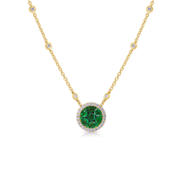 Emerald Circle Pendant