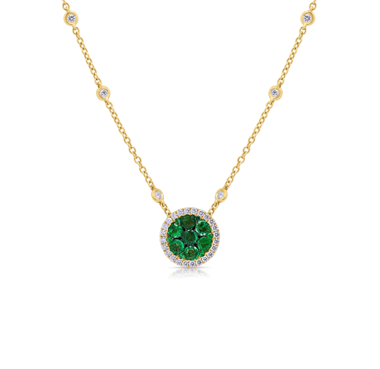 Emerald Circle Pendant