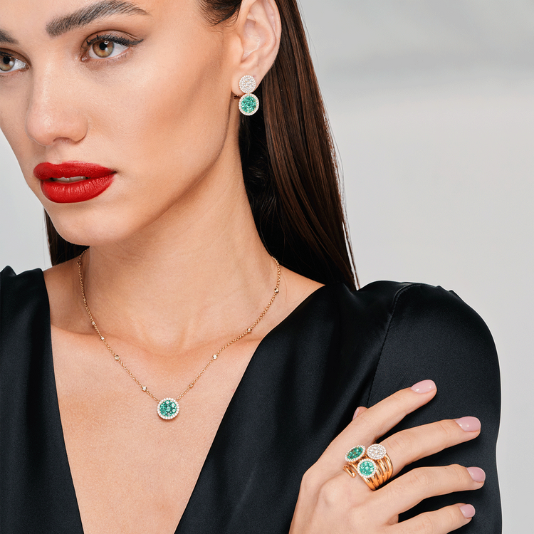 Emerald Circle Pendant