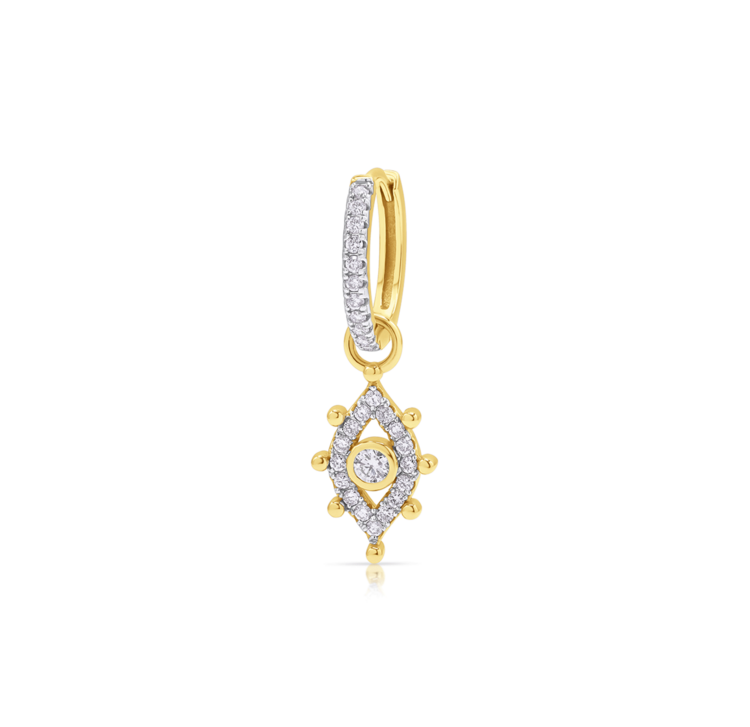 Single Eye LAB Diamond Earring