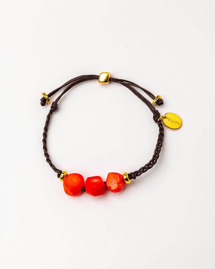 Hand Braided Bracelet  Multi Stones