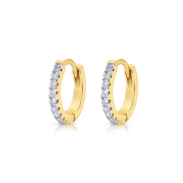 LAB Diamond Silver Earrings