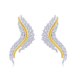 Silver Wave Earrings