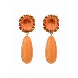 Flower Drop  Earrings