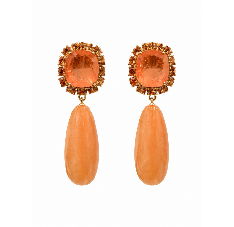Flower Drop  Earrings