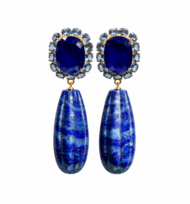 Flower Drop  Earrings