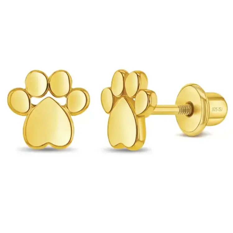 Dog Paw Kid Earrings