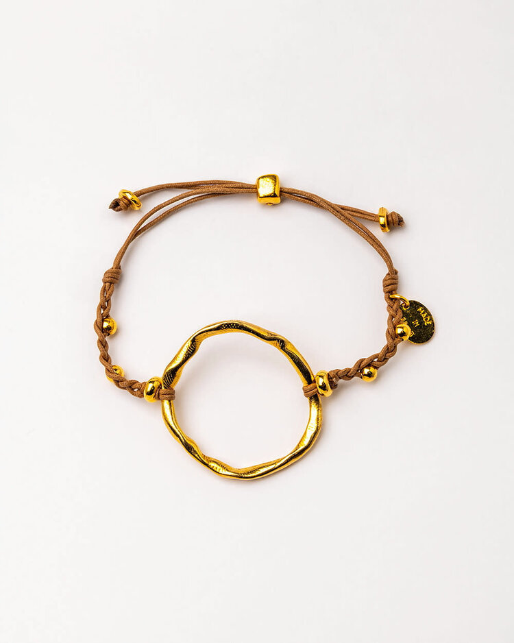 24k Gold Plated Braided Bracelet
