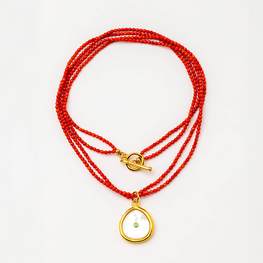 Seaside Coral Necklace