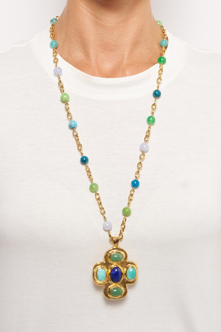Camille Gem Long Necklace