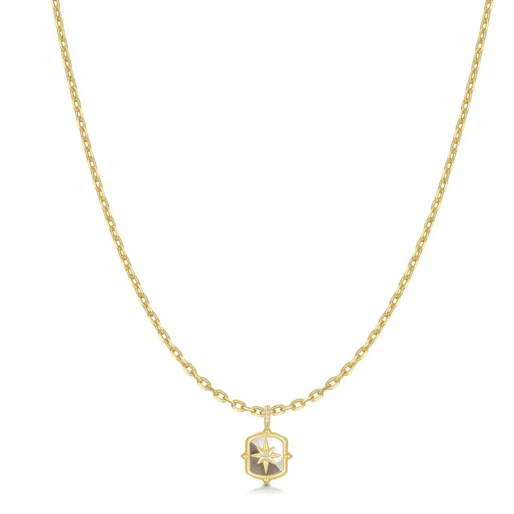Ania Haie Mother of Pearl Star Necklace