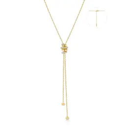 Ania Haie Twisted Rope Lariat Necklace