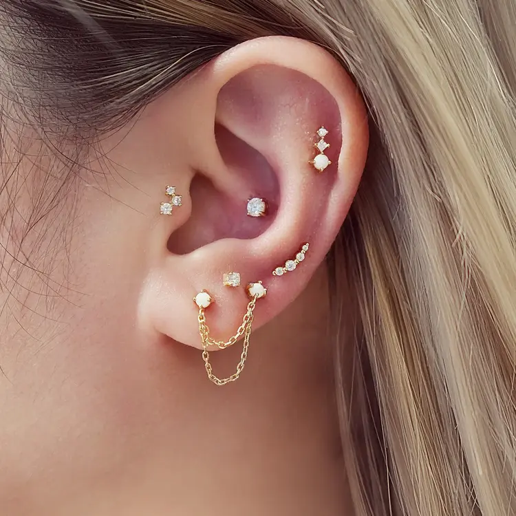 Ania Haie Dainty Stud Earrings