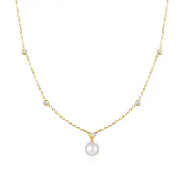 Ania Haie Necklace with Shell Pearl Pendant