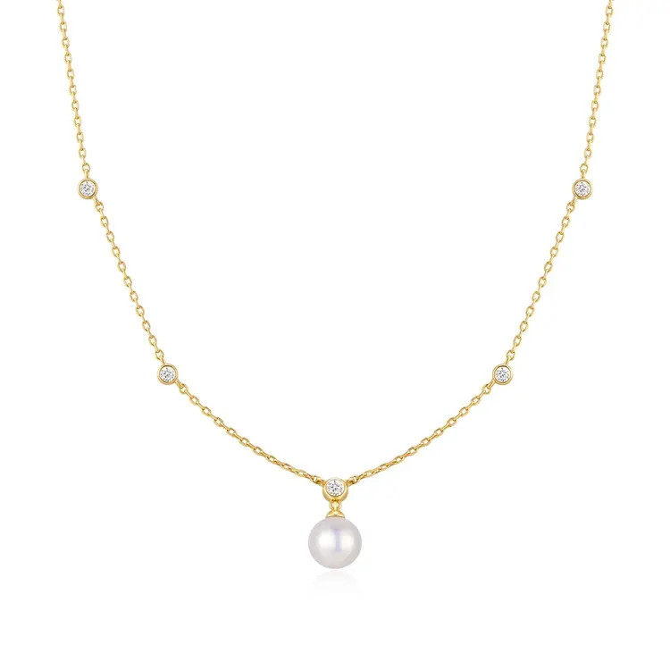 Ania Haie Necklace with Shell Pearl Pendant