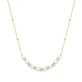 Braided Shell Pearl Necklace