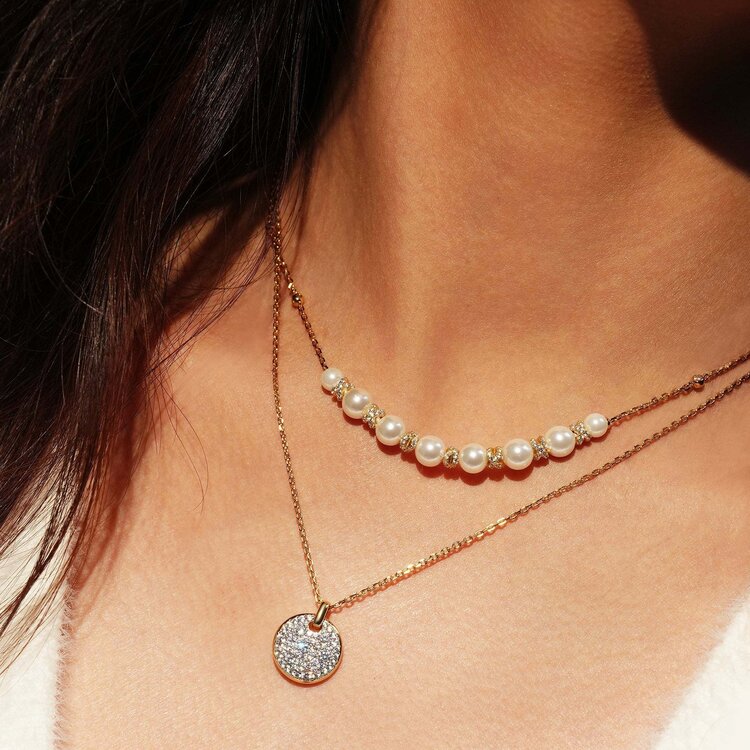 Ania Haie Braided Shell Pearl Necklace