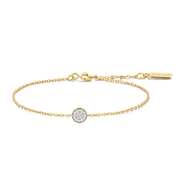Ania Haie Pavé Disc Bracelet