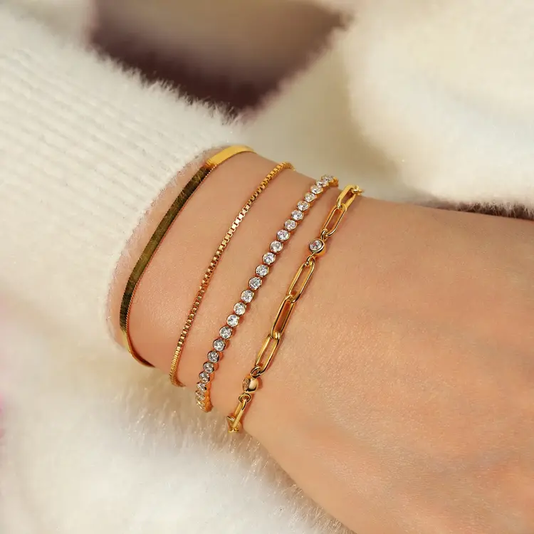 Ania Haie Paper Clip Chain Bracelet