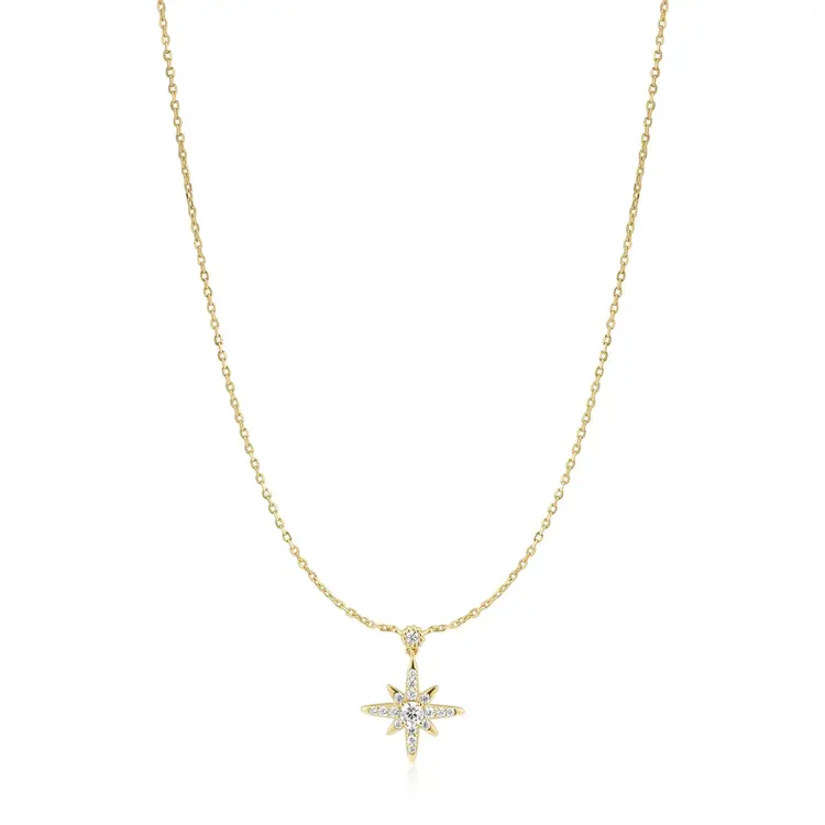 Ania Haie Sparkling Nova Star Necklace