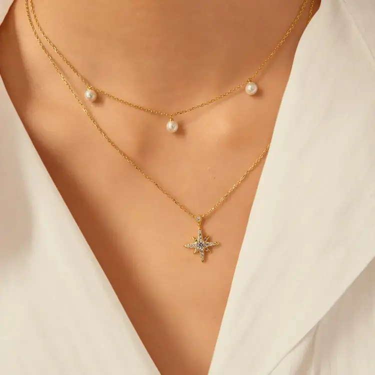 Sparkling Nova Star Necklace