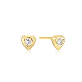Ania Haie Shield Stud Earrings