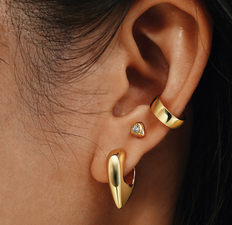 Ania Haie Shield Stud Earrings