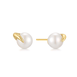 Ania Haie Pearl Claw Stud Earrings
