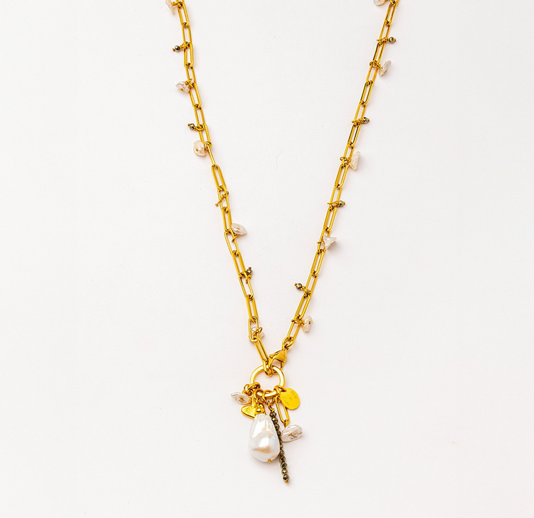 Mosaico Pearl Necklace